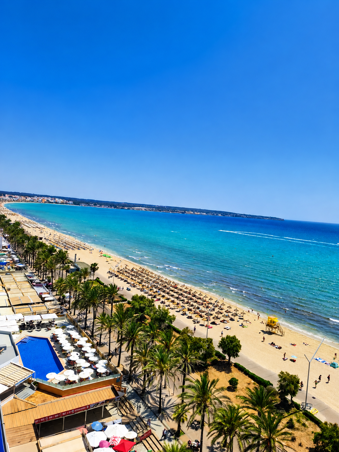 Beach view by day